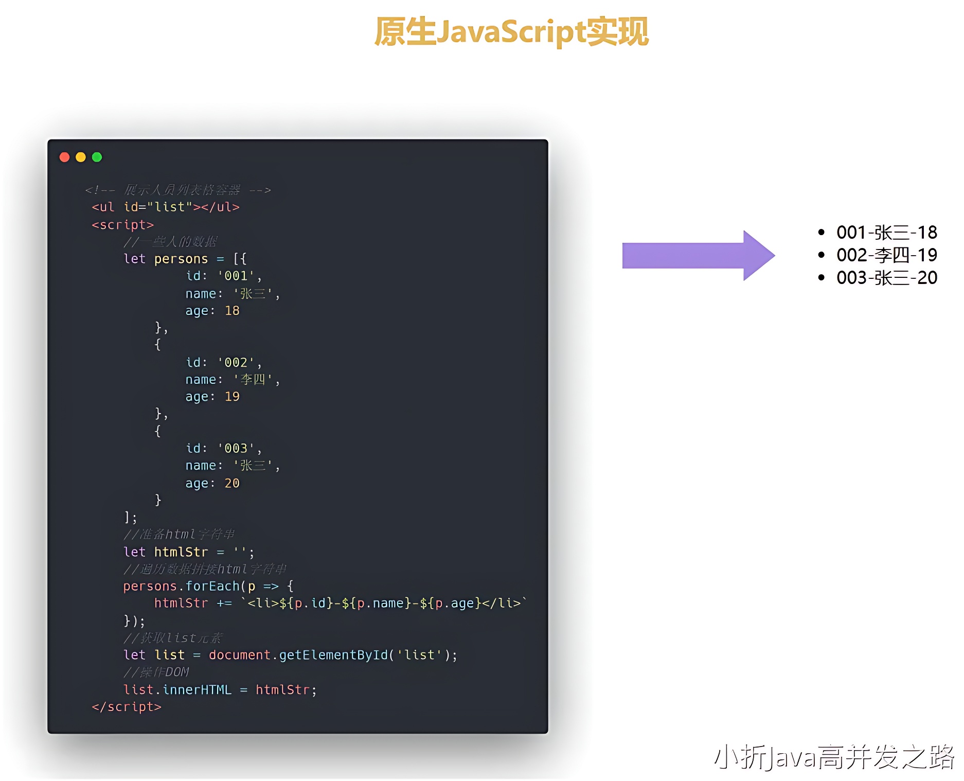 原生JavaScript